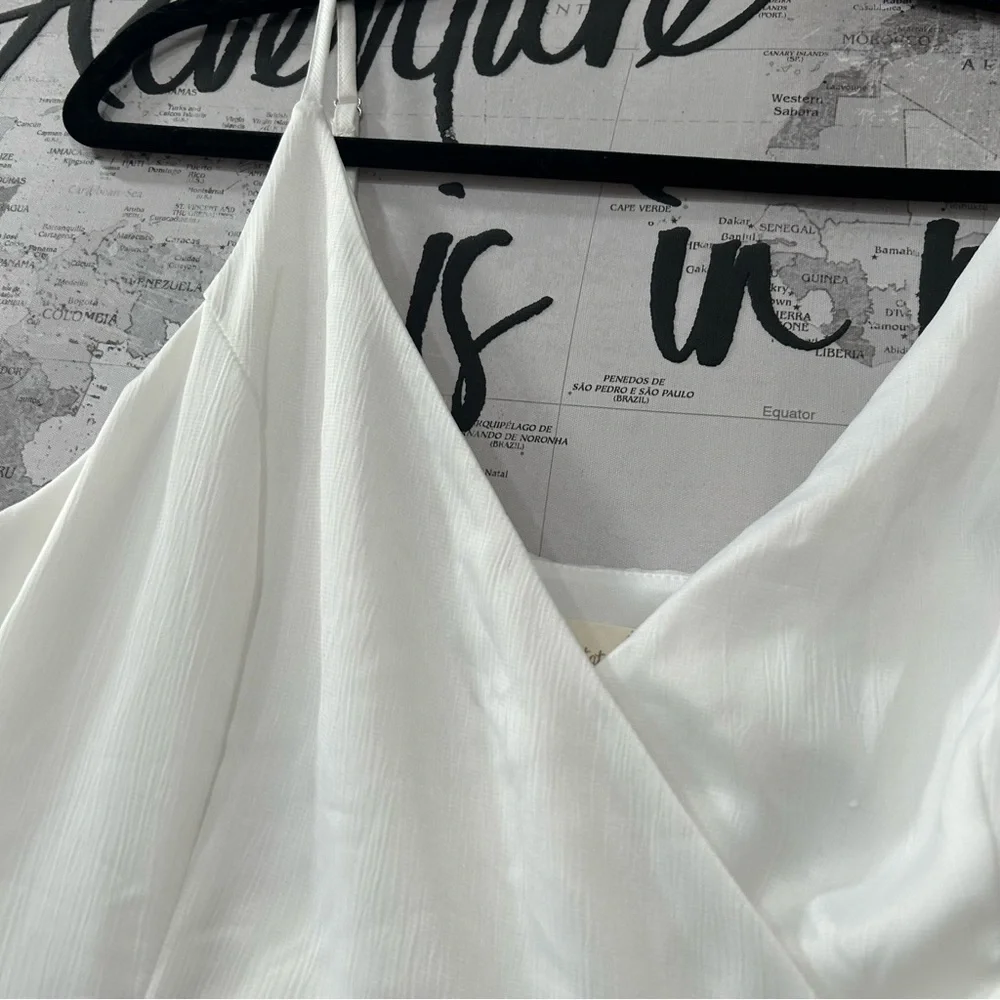 Altar’d State White Ruffle Romper - Picture 7 of 9